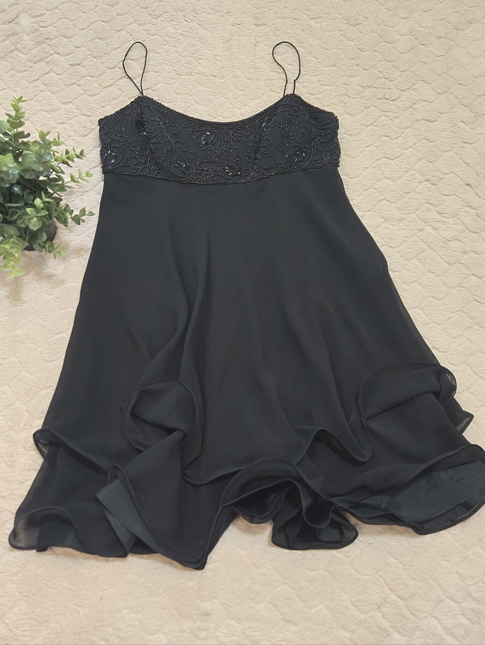 Niteline by Della Roufogali Vintage 90s Silk Cocktail Dress, Size 8